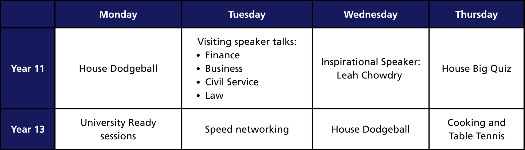 School table templates (5)